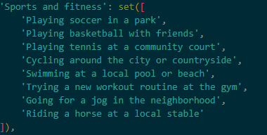connection of interest, mood, and activity